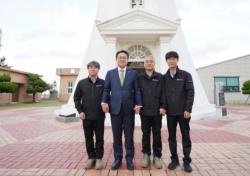 강도영 해수부장관 포항영일만 신항 국제여객터미널 현황 점검