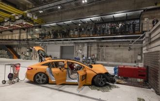 [From the Scene] Crash-tested, fire-proofed: Mercedes shows Korea how it keeps EVs safe