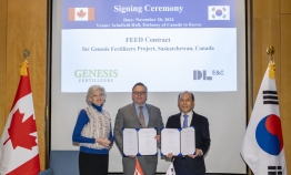 [Herald Interview] Canada’s Genesis Fertilizers teams up with Korean builder for sustainable agriculture