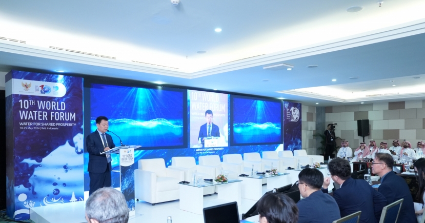 K-water boasts 'super-gap' technoloiges at World Water Forum