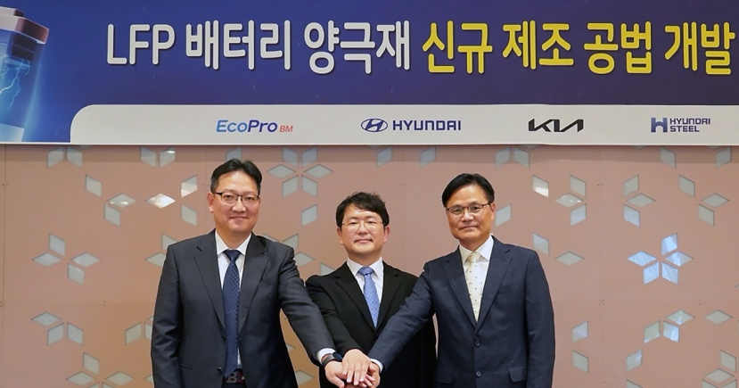 Hyundai Motor, EcoPro BM to develop LFP battery tech