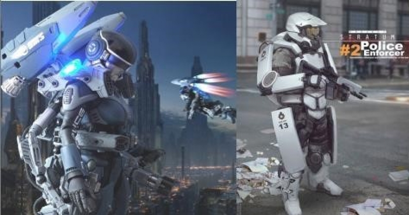 Korean Police brace for dystopian future with plans for power armor, robot dogs