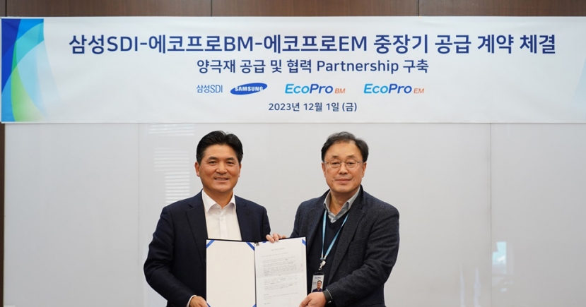 EcoPro, Samsung SDI clinch W44tr cathode supply deal