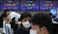 Kospi, Kosdaq see sharpest drop among 40 global stock indexes