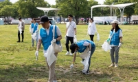 Philips Korea plogs at Han River