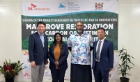 SK Innovation joins hands with Fiji for mangrove restoration