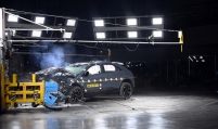 [From the scene] Hyundai crashes Ioniq 5 to demonstrate EV battery safety