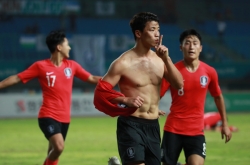 Korean striker justifying selection with goal poaching instinct