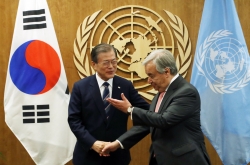 Moon seeks wider cooperation for peace, environment