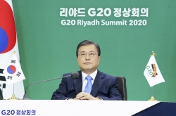 In virtual G20 summit, Moon urges int'l cooperation for pandemic response, economic recovery