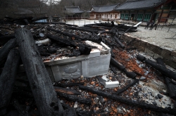 Historic Buddhist temple destroyed in suspected arson attack