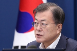 Moon takes election rout as 'reprimand' from the public, Cheong Wa Dae says