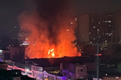 Incheon market fire set by arsonist with 24 priors