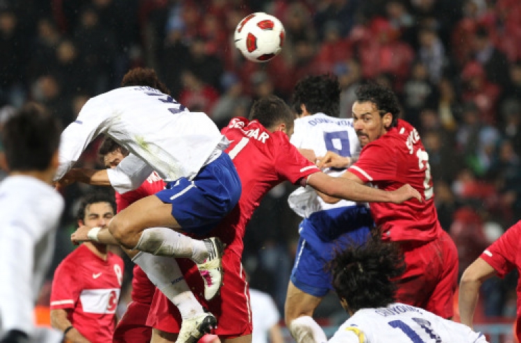S. Korea, Turkey draw 0-0 in football friendly