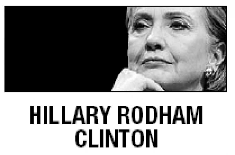 [Hillary Rodham Clinton] Empowering women helps global growth
