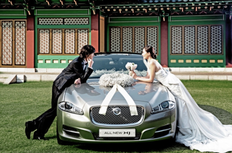 Jaguar Land Rover offers wedding cars