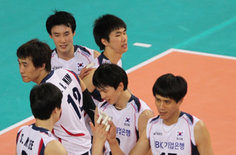 Korea loses in volleyball
