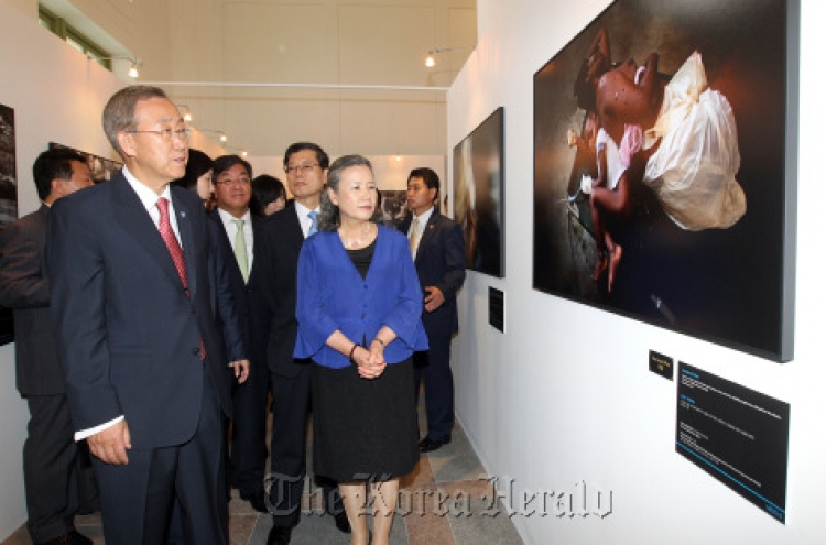 U.N.-themed photo exhibit opens in Seoul