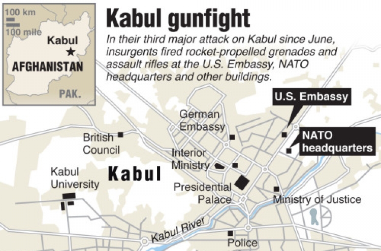 Attack on U.S. Embassy, NATO HQ in Kabul