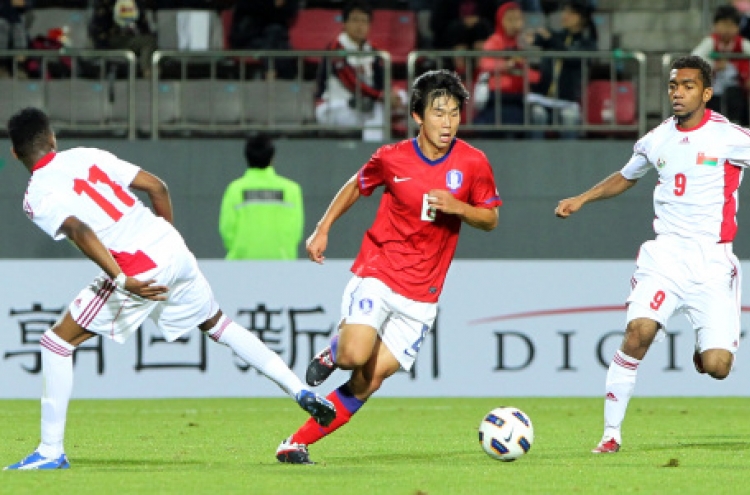 Yoon Bitgaram shines in Olympic qualifying win over Oman