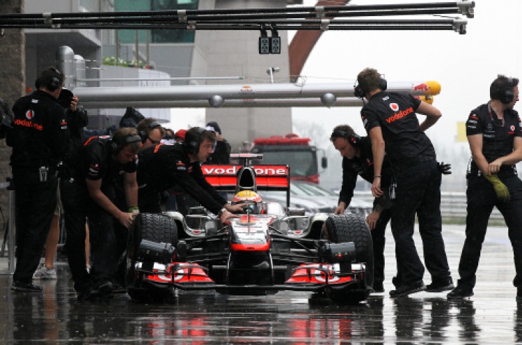 McLaren’s Hamilton fastest on Day 1 at Korean GP