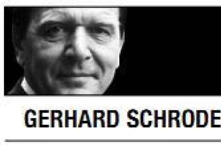 [Gerhard Schroder] A vision of Europe for 21st century