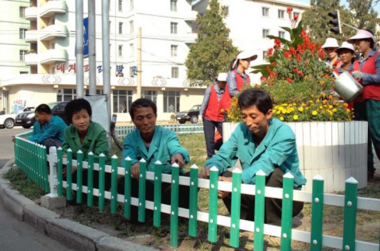 N.K. speeds up work to spruce up Pyongyang