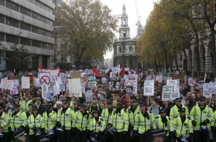 U.K. students protest over tuition