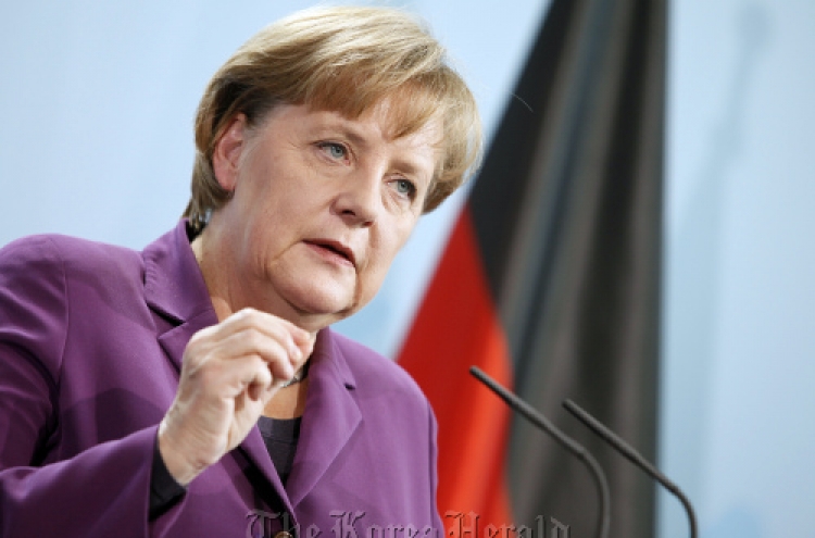 Germany’s Merkel rejects EU push for eurobonds