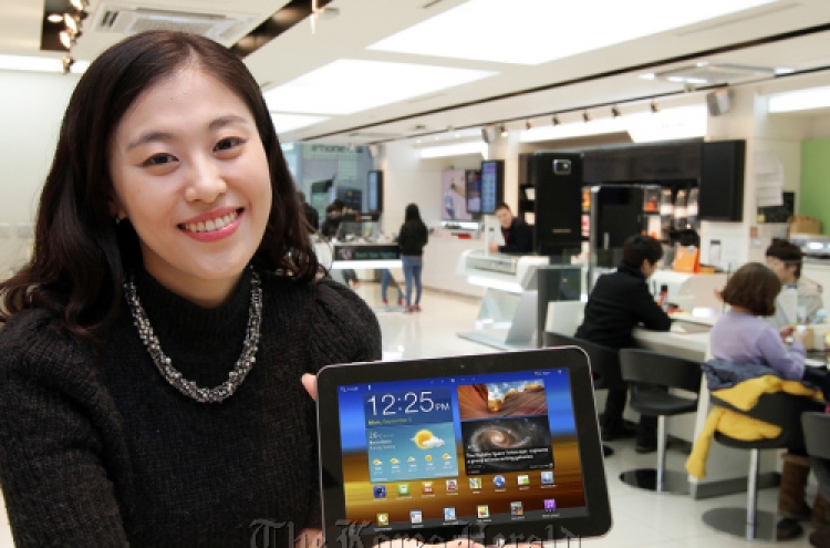 SKT sells first LTE tablet PC