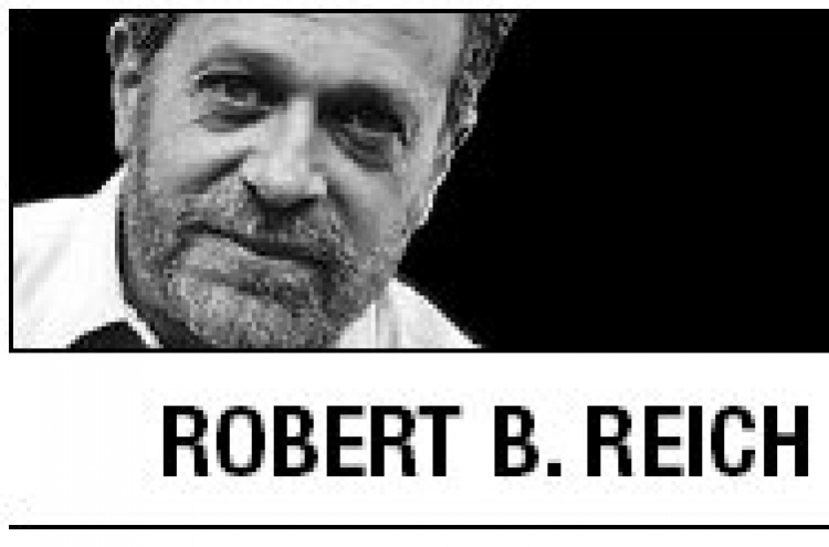 [Robert Reich] Defining issue for 2012 isn’t size