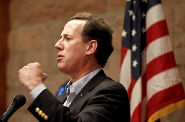 Santorum sweeps Minnesota, Colorado and Missouri