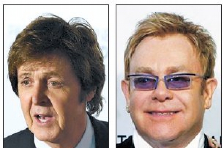 Paul McCartney, Elton John to perform for queen