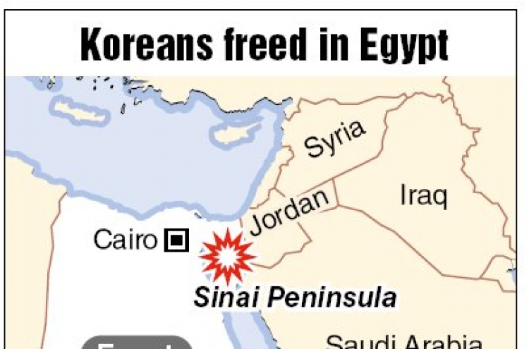 Tribesmen release Korean tourists in Egypt’s Sinai