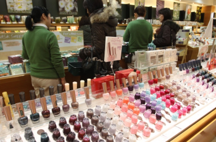 Cosmetics sales top W10tr on hallyu