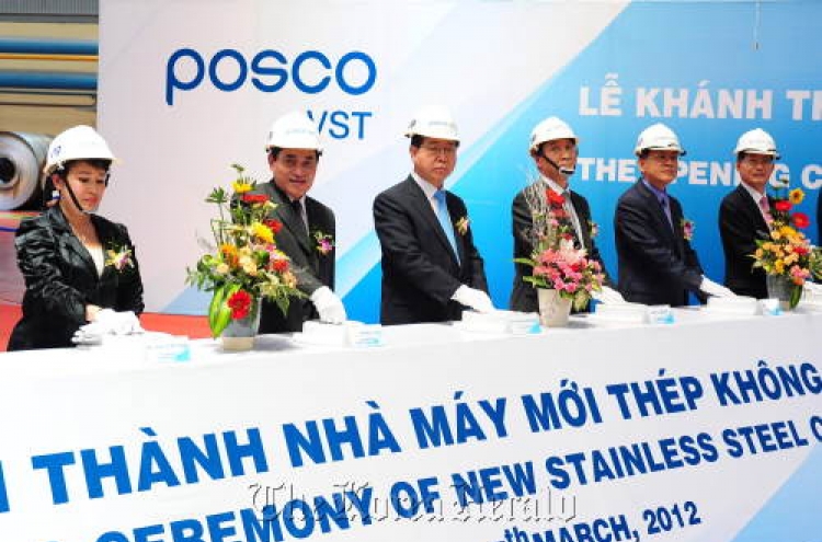 POSCO completes stainless steel mill in Vietnam