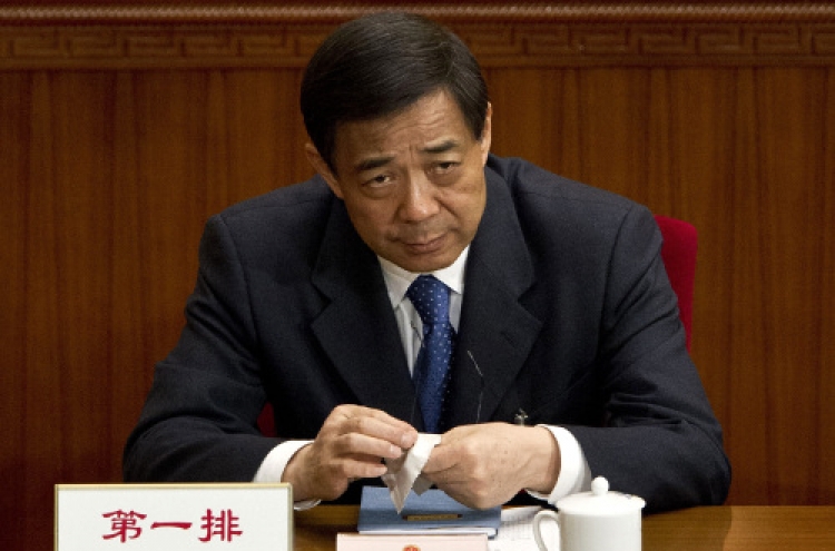 China’s politician sacking tied to probe