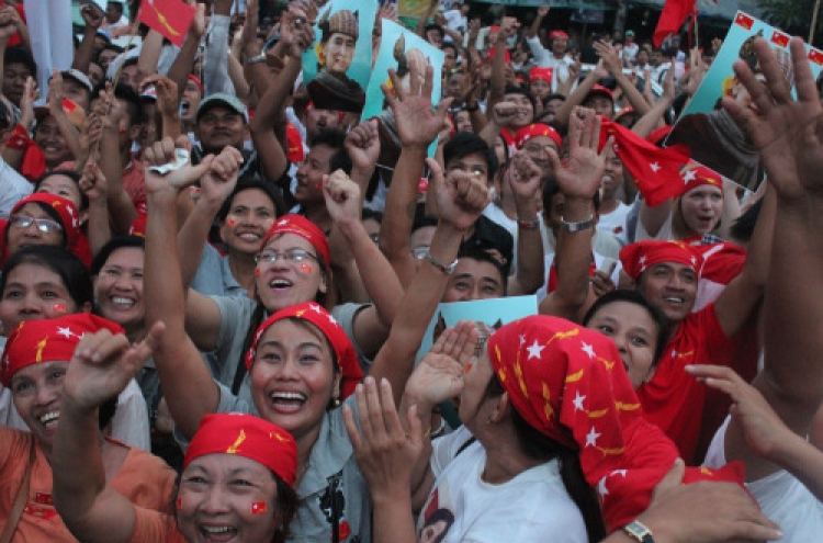 Myanmar’s Suu Kyi hails ‘victory of the people’