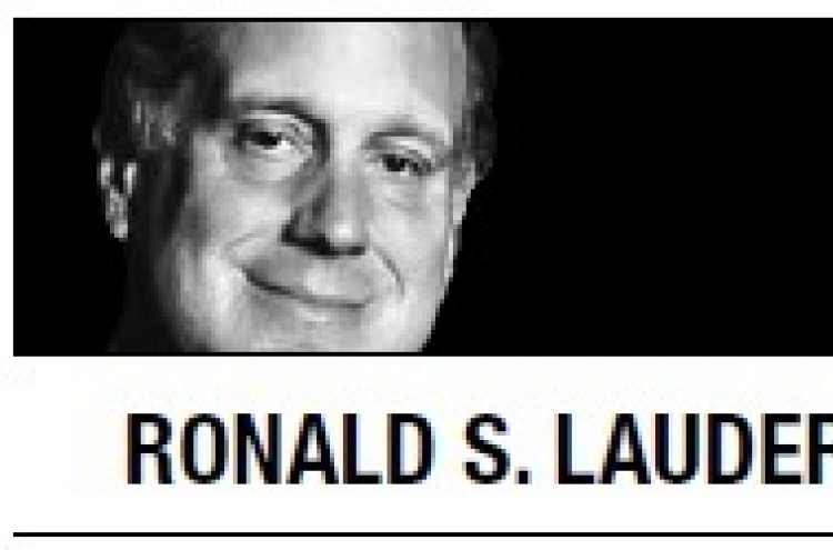 [Ronald S. Lauder] Careful handling of post-Assad Syria