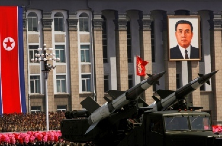 North Korea shows off new missile