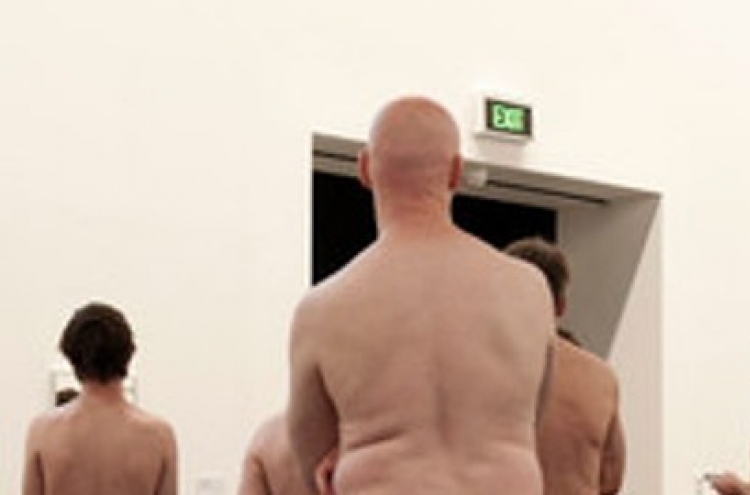 See art, be art: Visitors to strip at Sydney museum
