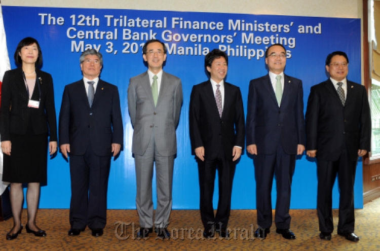 Korea, China, Japan agree to invest in each other’s state bonds