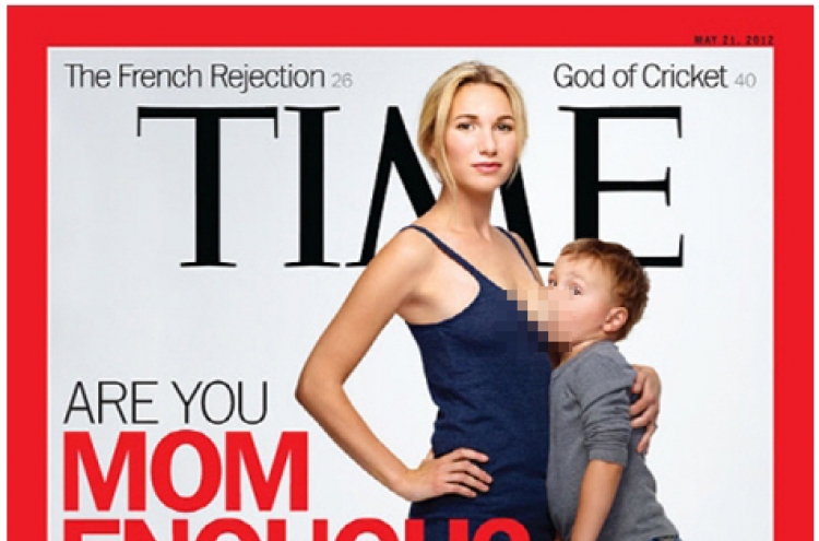Time cover shows mom breastfeeding 3-year-old