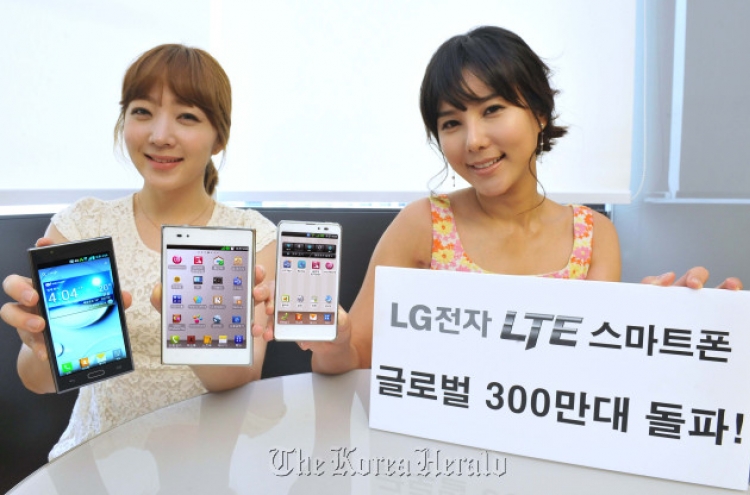 LG’s LTE smartphone sales top 3 million units