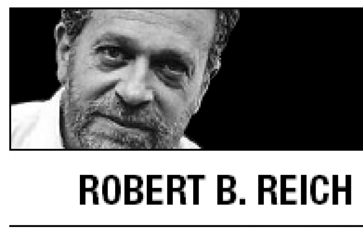 [Robert B. Reich] The address that won’t be given