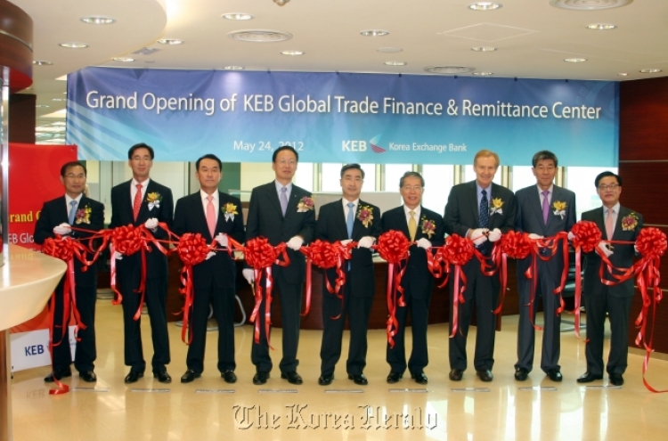 KEB opens Hong Kong financial center