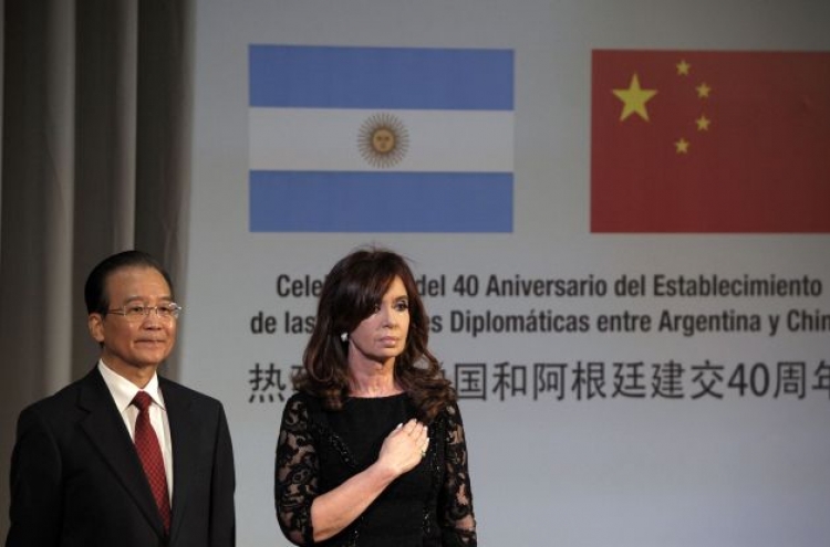 China, Argentina hail diplomatic ties