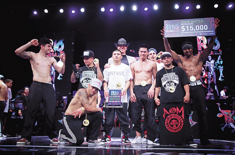 U.S. beats Korea in B-boy tournament