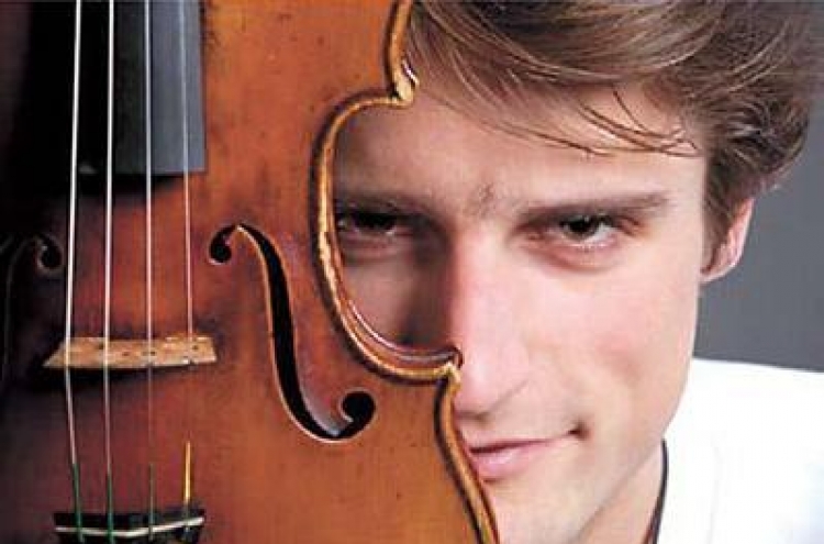 Violinist Lorenzo Gatto to perform in Seoul, Incheon