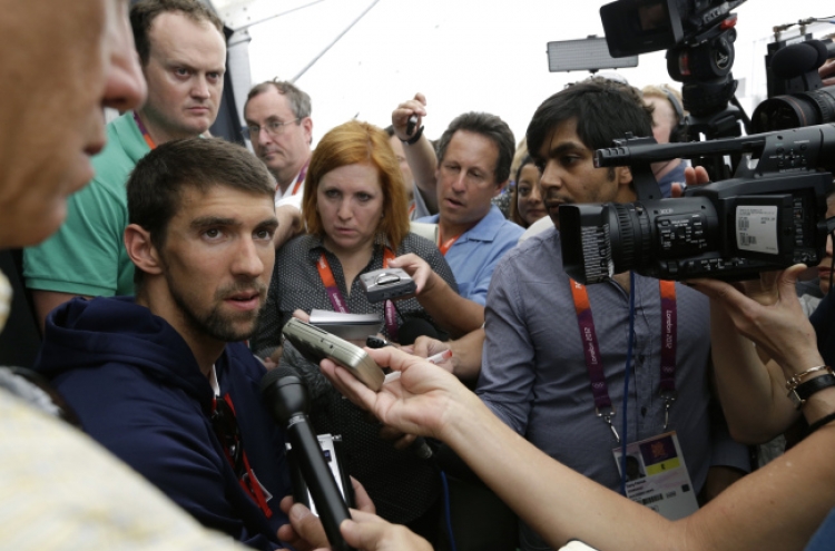 Phelps battles for London headlines